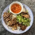 Best Grilled Pork Rice Vermicelli 烤豬肉米粉 in SF, CA